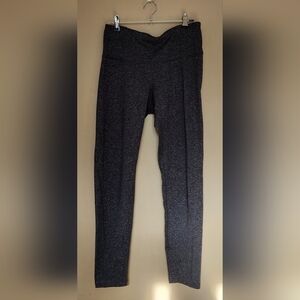 Old Navy Active High Rise Women Petite Leggings Charcoal Gray Go Dry Size M